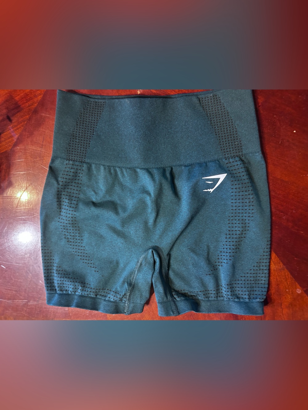 Gymshark Women’s greenish Athletic Seamless Shorts